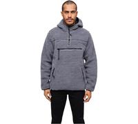 Brandit Teddy Windbreaker Uomo Giacca a Vento Nero 100% Poliestere