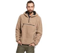 Brandit Teddyfleece Worker Pullover, Marrone chiaro, Taglia M