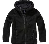 Brandit Teddyfleece, felpa con zip da donna XS female Nero