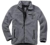 Brandit Giacca Teddyfleece nero-grigio Uomo taglia 4XL