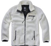 Brandit Giacca Teddyfleece Uomo Inverno Soffice Bianco 4XL