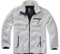 Brandit Teddyfleece Giacca, Bianco, Taglia XXL
