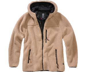 Brandit Teddyfleece Giacca da donna, Marrone chiaro, Taglia XS