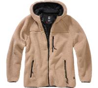 Brandit Teddyfleece Giacca da donna, marrone, taglia M per donne