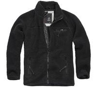 Brandit Teddyfleece Giacca Outdoor in Pile con Zip S-5XL, Camo/Antracite/Nero