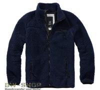 Brandit Teddyfleece Giacca, blu, taglia 4XL