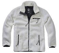 Brandit Teddyfleece Jacket, Uomo, White, M