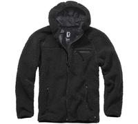Brandit Teddyfleece Worker Giacca, nero, taglia 6XL