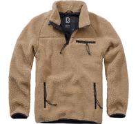 Brandit Teddyfleece Troyer S-5XL Faserpelz Peluche Pullover Con Zip Giacca