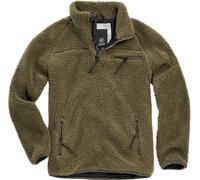 Brandit Teddyfleece Pullover, verde, taglia 3XL per maschi