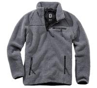 Brandit Teddyfleece Troyer Pile Giacca con Zip Pullover Colletto Sweater Giacca
