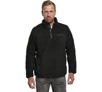 Brandit Teddyfleece Troyer Pile Giacca con Zip Pullover Colletto Sweater Giacca