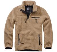 Brandit Teddyfleece Troyer S-5XL Faserpelz Peluche Pullover Con Zip Giacca