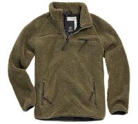 Brandit Teddyfleece Troyer S-5XL Faserpelz Peluche Pullover Con Zip Giacca
