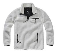 Brandit Teddyfleece Troyer, Uomo, White, XL