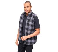Brandit Teddyfleece Vest, Uomo, black/grey, XXL