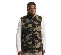Brandit Teddyfleece Vest, Uomo, darkcamo, XXL