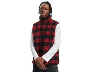 Brandit Teddyfleece Vest, Uomo, red/black, S