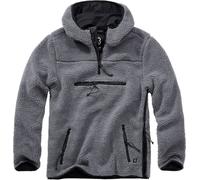 Brandit Teddyfleece Worker Pullover, Uomo, Anthrazit, 3XL