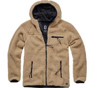 Brandit Teddyfleece Worker Giacca, beige, taglia 6XL per maschi
