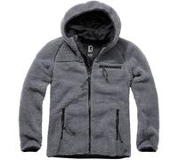 Brandit Teddyfleece Worker Jacket, Uomo, Anthrazit, 3XL