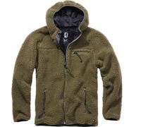Brandit Teddyfleece Worker Giacca, verde, taglia 6XL per maschi