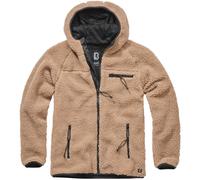 Brandit Teddyfleece Worker Jacket Abbigliamento Strada Uomo Cappoto Camel
