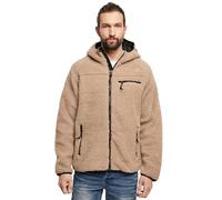 Brandit Teddyfleece Worker Giacca, beige, taglia 6XL per maschi