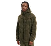 Brandit Teddyfleece Worker, felpa con zip 5XL male Oliva