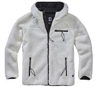 Brandit Teddyfleece Worker Giacca, bianco, taglia S per maschi
