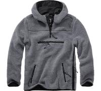 Brandit Teddyfleece Worker Pullover, Antracite, Taglia XL