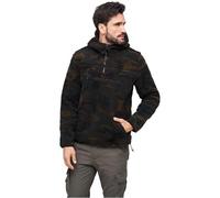 Brandit Teddyfleece Worker Pullover, Color: woodland, Size: M