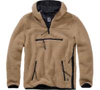 Brandit Teddyfleece Worker Pullover, marrone, taglia S per maschi