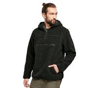 Brandit Teddyfleece Worker, felpa con cappuccio XL male Nero