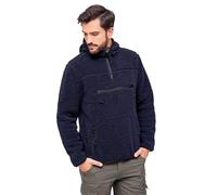 Brandit Teddyfleece Worker Pullover, Uomo, Navy, M