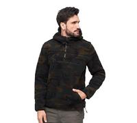 Brandit Teddyfleece Worker Pullover, Uomo, Woodland, XXL
