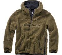 Brandit Teddyfleece Worker Pullover, verde, taglia 2XL per maschi