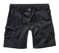 Brandit Tray Vintage Shorts Uomo Shorts Nero L 98% Cotone, 2% elasthane
