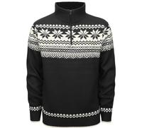 Brandit Troyer Norweger Pullover, Bianco/nero, Taglia 4XL