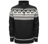 Brandit Troyer Norweger Pullover, Bianco/nero, Taglia S