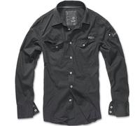 Brandit Uomo Polizia Slimfit Camicia Manica Lunga Cotone Sicurezza Superiore Lav