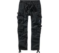 Brandit Uomo Pure Slim Fit Trousers Nero M Nero