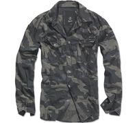 Brandit Uomo Slimfit Escursioni Camicia Manica Lunga Militare Esercito Cotone Sc