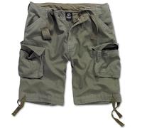 Brandit Urban Legend Bermuda Cargo Uomo Oliva In Cotone Canvas Militare Tasche