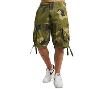 Brandit Pantaloncini Cargo Urban Legend Swedisch Camo M90 Verde Taglia S Uomo