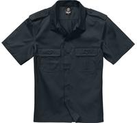 Brandit Us 1/2 Camicia, nero, taglia 2XL per maschi