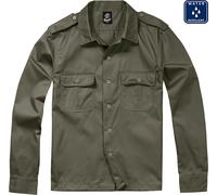 Brandit US Camicia a maniche lunghe, verde, taglia 5XL