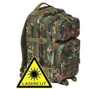 Brandit US Cooper Borsa tagliata a laser, media Camouflage