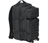 Brandit US Cooper Lasercut M Zaino, nero, Taglia unica