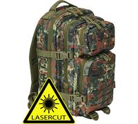 Brandit US Cooper Lasercut Medium Zaino Con Molti Scomparti E Ampio Spazio
